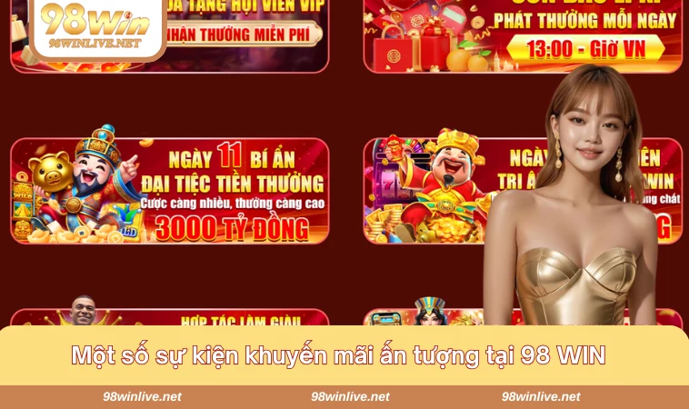 98WIN 432 Kể tên các sự kiện ưu đãi ấn tượng tại nhà cái không nên bỏ lỡ