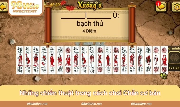 Những chiến thuật trong cách chơi Chắn cơ bản