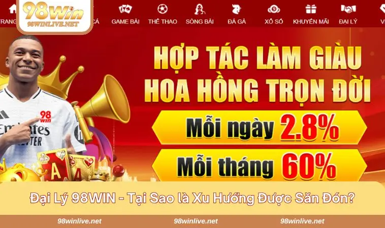 Đại Lý 98WIN 235 Trở thành đại lý uy tín cho mọi thành viên
