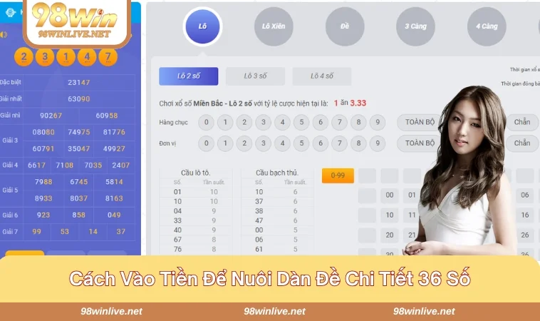 Dàn Đề 36 Số Bất Bại - Hướng Dẫn Nuôi Và Vào Tiền Cực Khéo 432 Phương pháp này giúp bạn ảo vệ tối đa số vốn cược