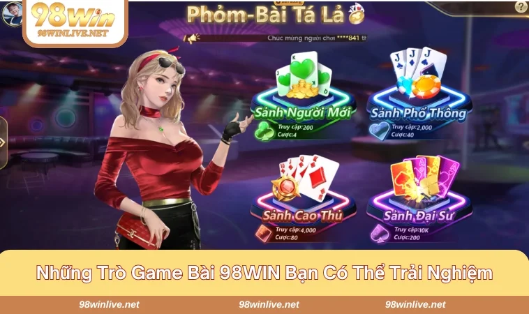 Những trò chơi nổi bật mà bạn có thể trải nghiệm tại nền tảng