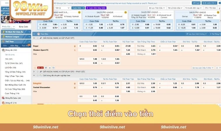 Kèo Tài Xỉu Là Gì? 4 Kinh Nghiệm Vào Tiền Kèo Tài Xỉu 393 Nên đặt cược sát giờ thi đấu, khi đó đội hình cả hai đã xuất hiện