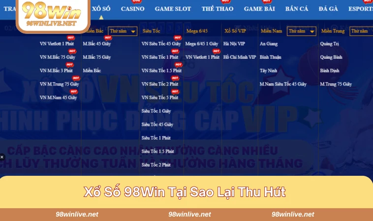 Xổ Số 98WIN 299 Lý do trò này thu hút người chơi