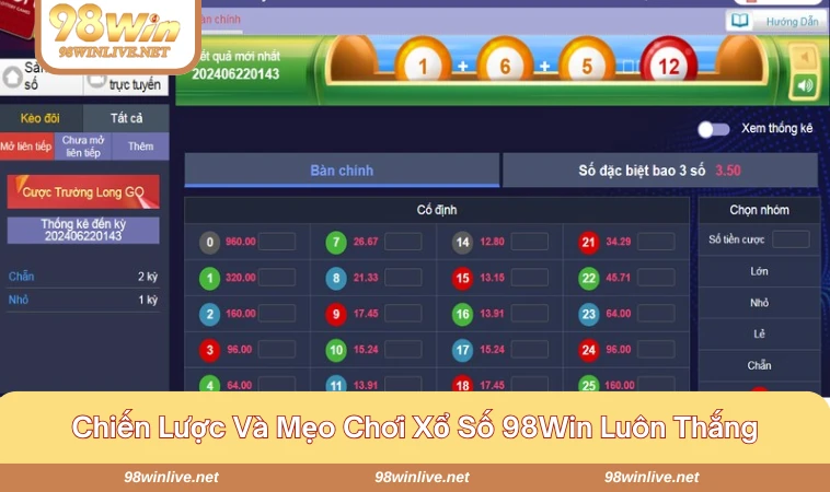 Xổ Số 98WIN 299 Mẹo chơi tăng tỷ lệ thắng lớn